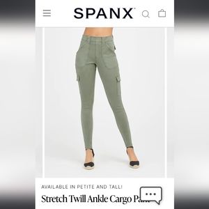 TALL Spanx stretch twill cargo Large